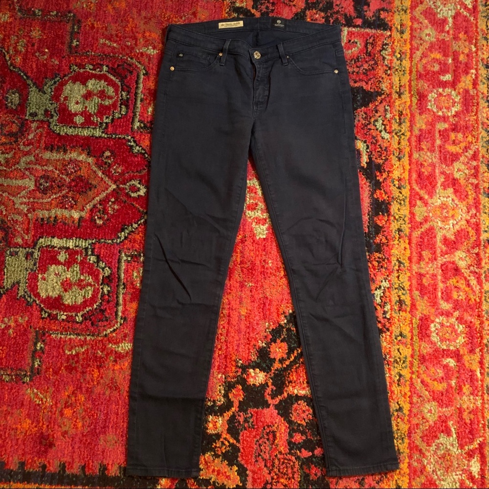 AG Stevie ankle dark blue pants